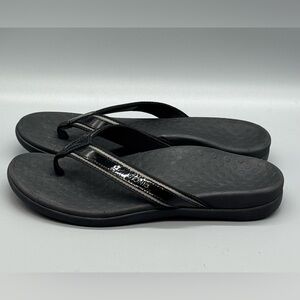 Black Flip Flop Sandals